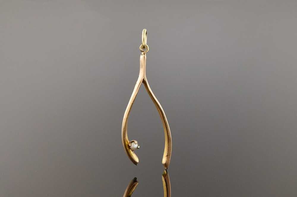 Wishbone Pendant - image 1