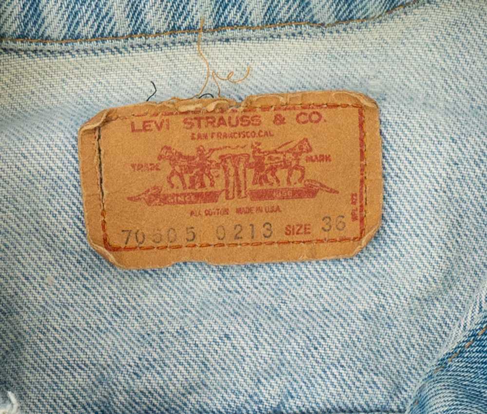 Perfectly Faded Levi's Jean jacket - image 3