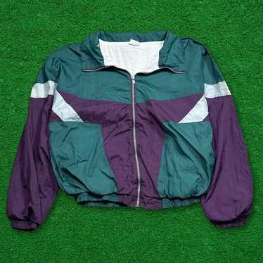 Vintage 80s/90s Bocoo Windbreaker Jacket- Size Large- 1980s