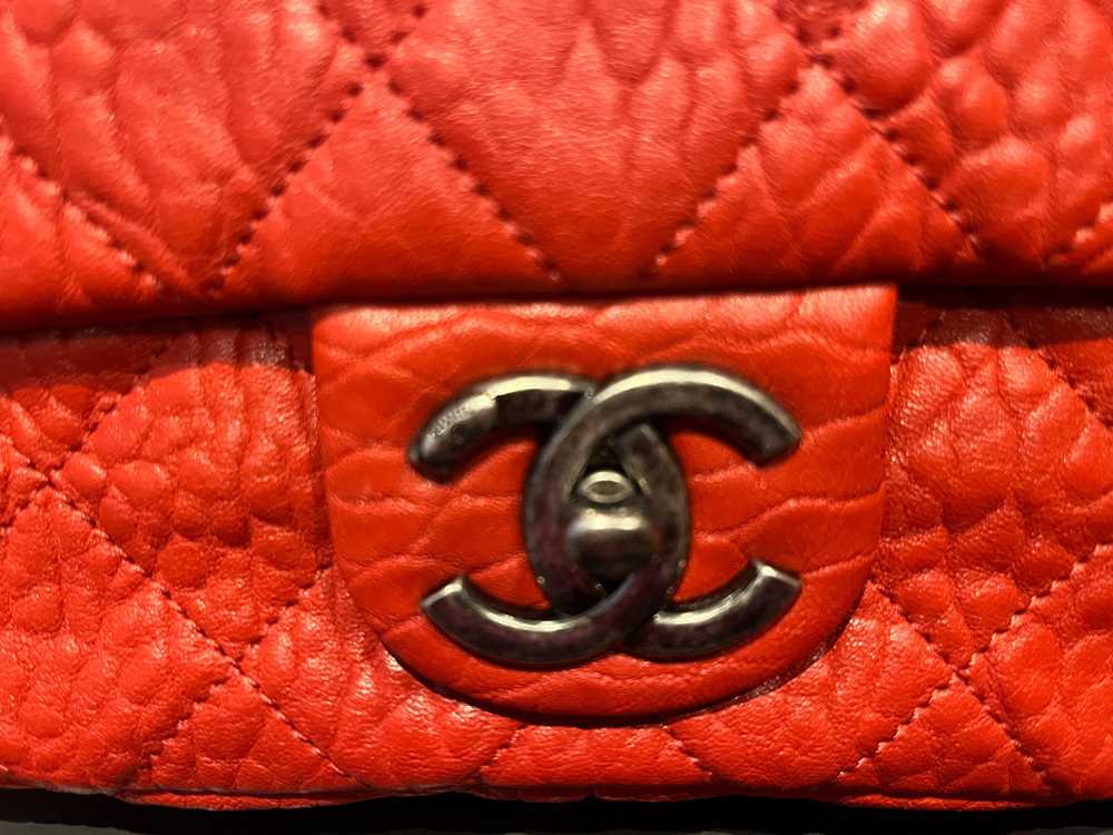 Product Details Chanel Red Aged Calfskin Single F… - image 12