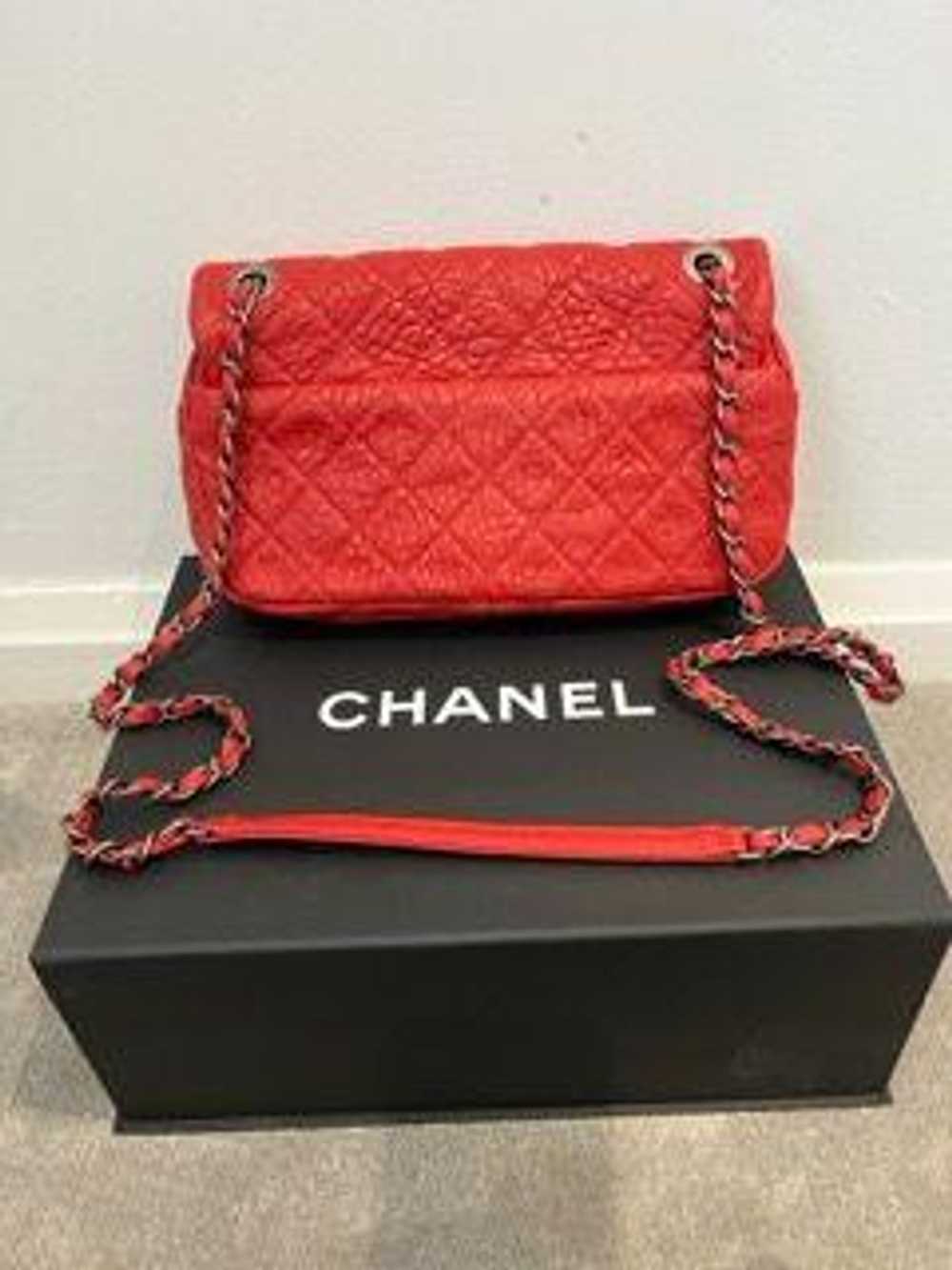 Product Details Chanel Red Aged Calfskin Single F… - image 6