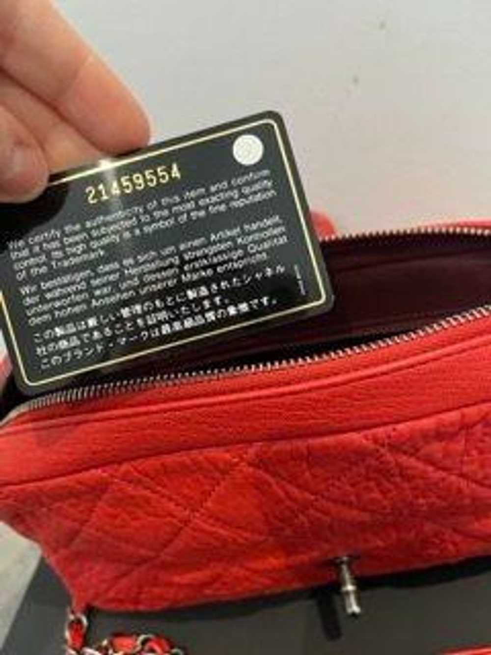 Product Details Chanel Red Aged Calfskin Single F… - image 8