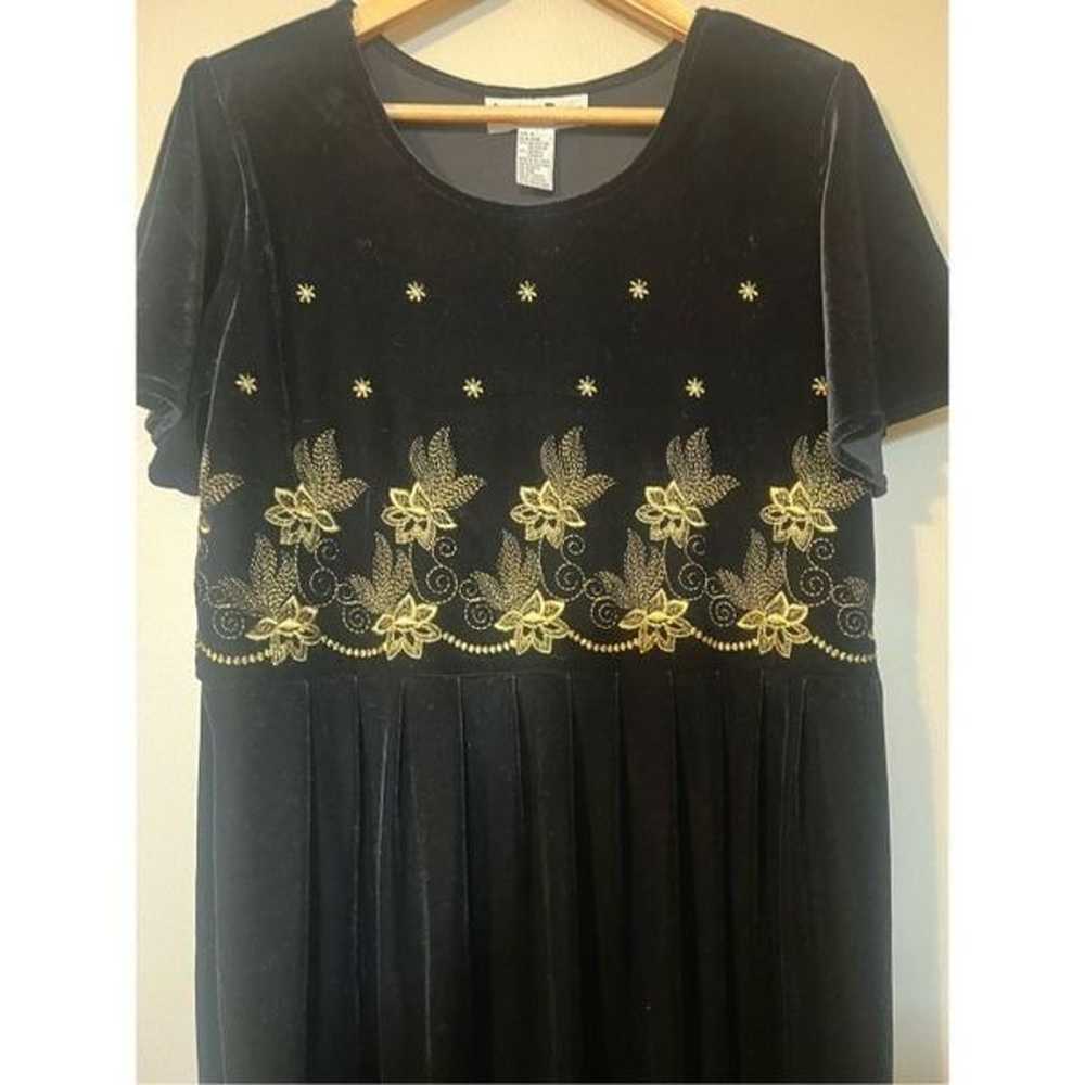 Another Thyme Women's Size 16 Vintage Dress Black… - image 12