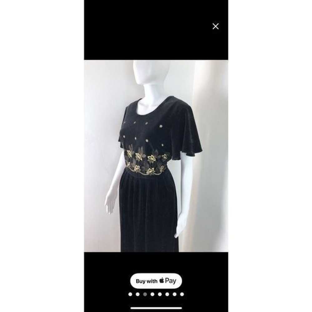 Another Thyme Women's Size 16 Vintage Dress Black… - image 3