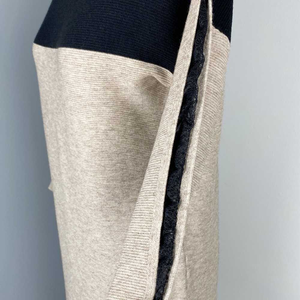 Women's Color Block Asymmetrical Knit Sweater Dre… - image 4