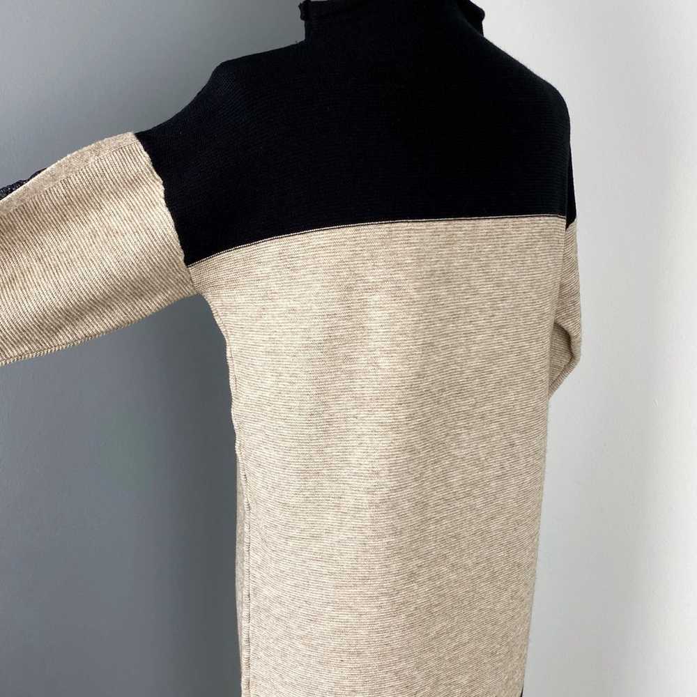 Women's Color Block Asymmetrical Knit Sweater Dre… - image 6