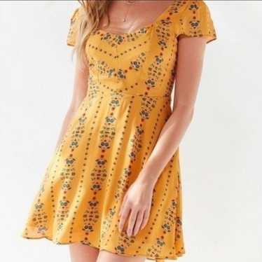 Urban Outfitters Cottagecore Prairie Floral Musta… - image 1