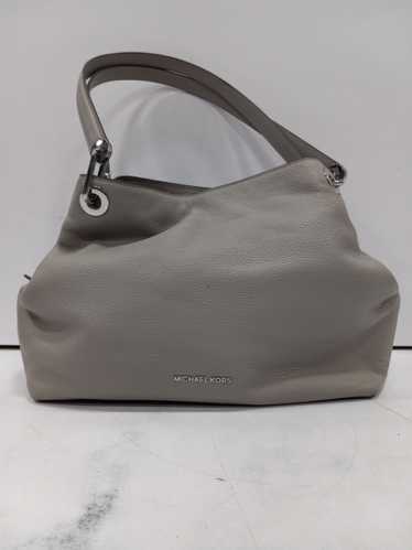 Michael Kors Dove Grey Leather Shoulder Bag/Purse