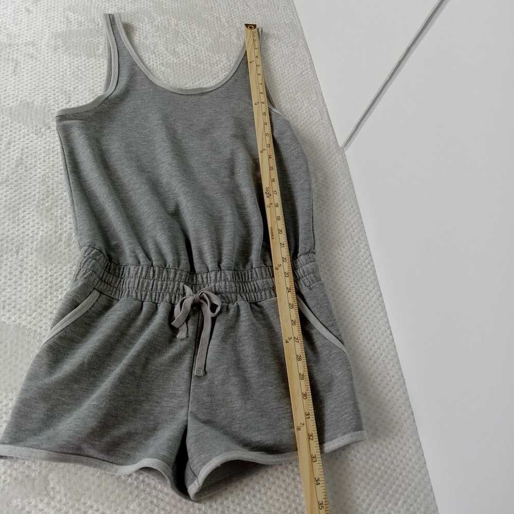 Fabletics Leonora Romper Womens Small Gray Sleeve… - image 9