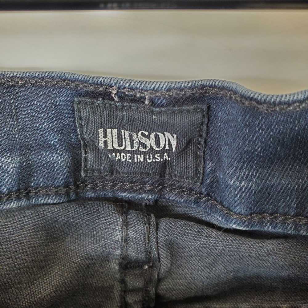 Hudson Women Dark Blue Skinny Biker Jeans Sz 26 - image 3