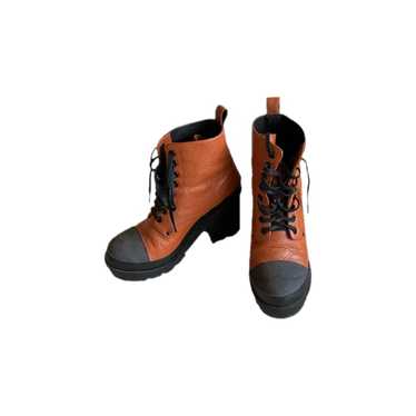 Hunter Leather biker boots - image 1