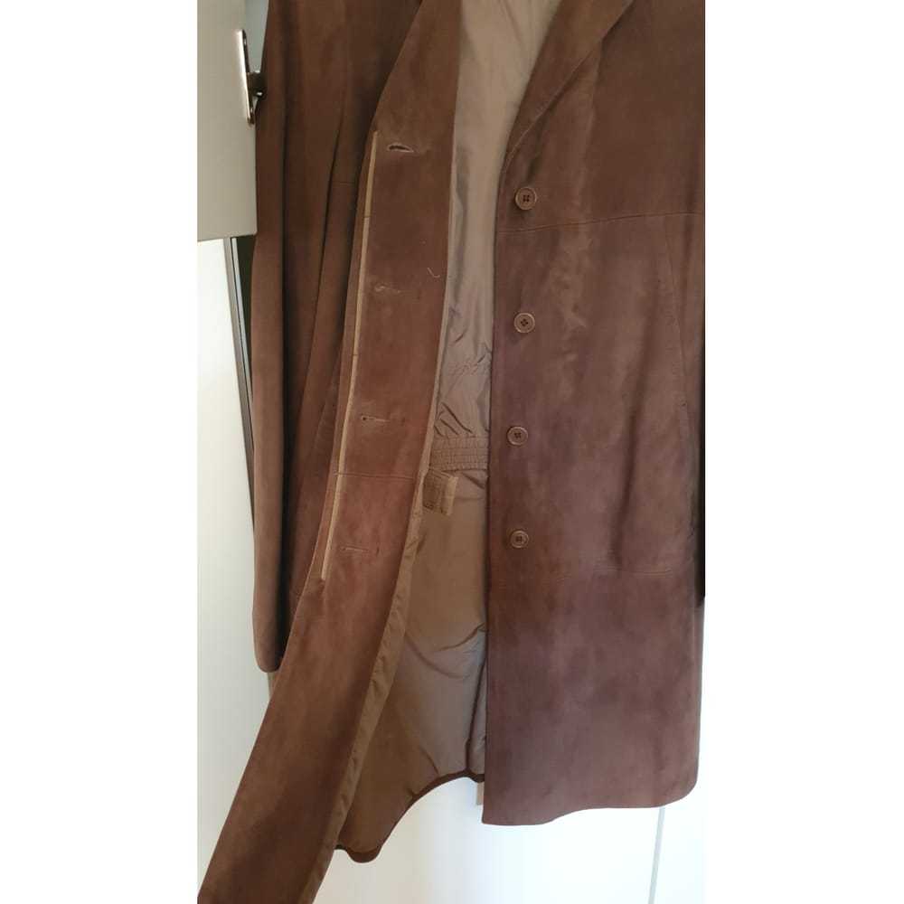 Max Mara 's Leather trench coat - image 3