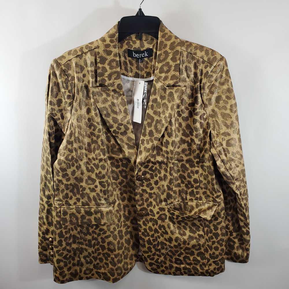 Berek Women Leopard Blazer XL NWT - image 3