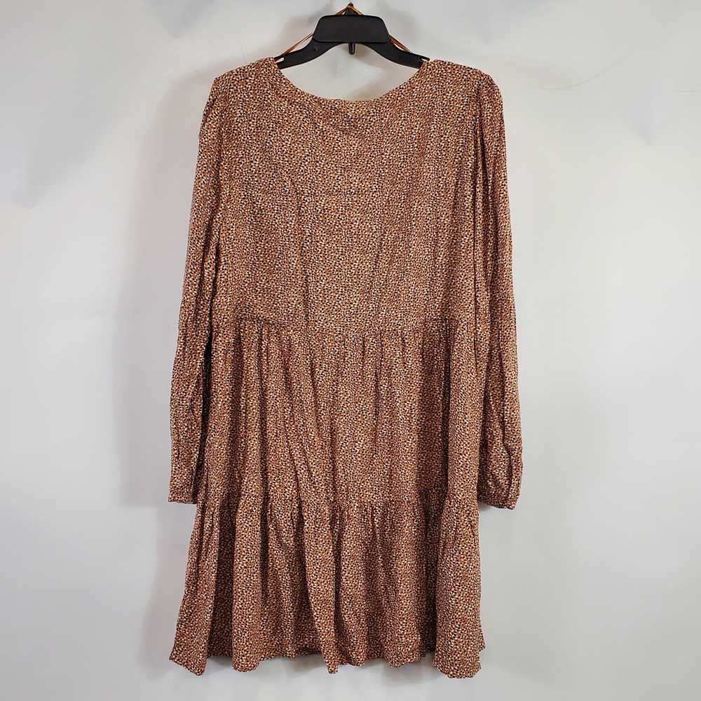 Tahari Women Brown Printed Dress XL - image 2