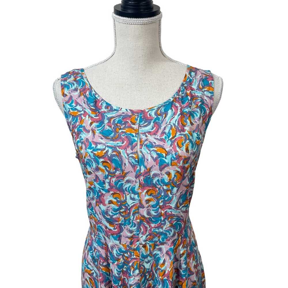 Sundance Salma Rayon Maxi Print Dress Size 12 Boh… - image 3
