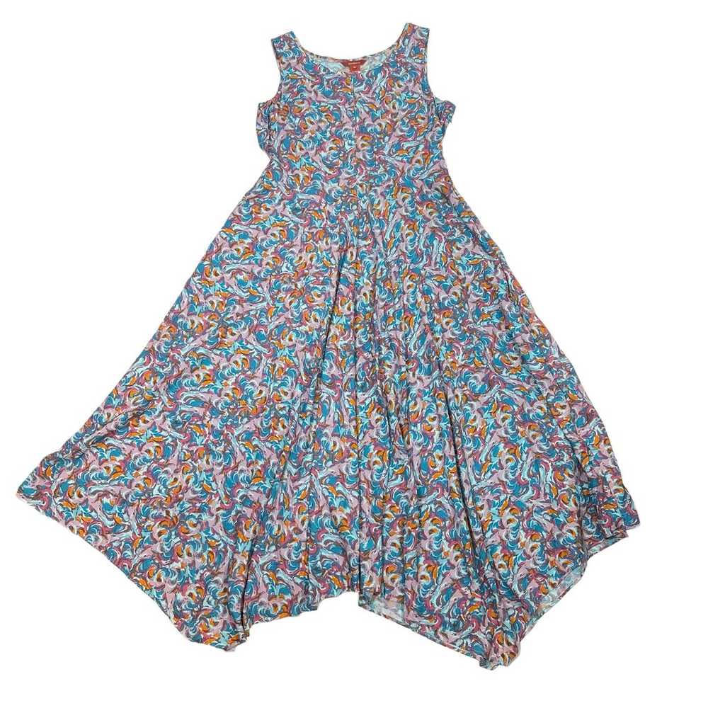 Sundance Salma Rayon Maxi Print Dress Size 12 Boh… - image 5