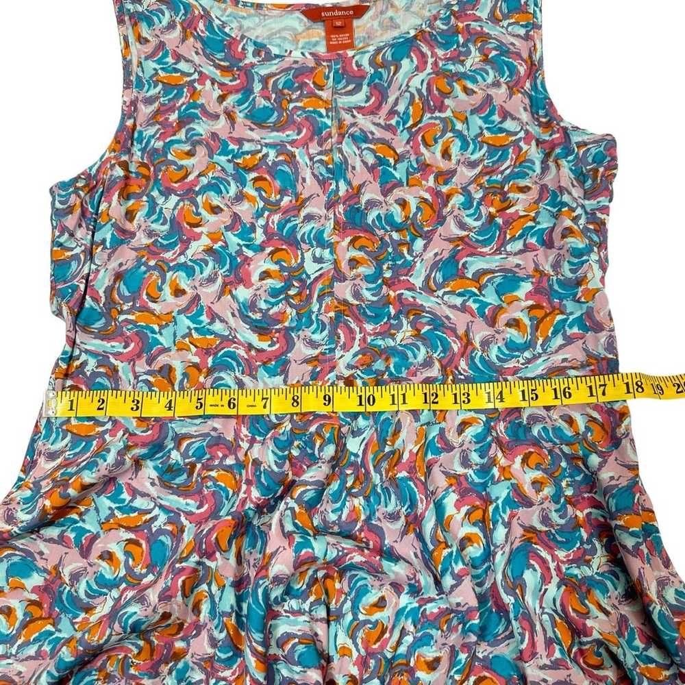 Sundance Salma Rayon Maxi Print Dress Size 12 Boh… - image 8