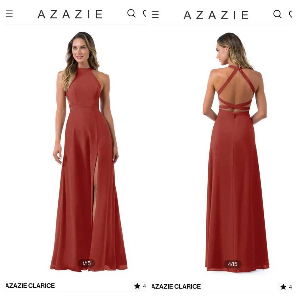 Azazie bridesmaid dress - image 9