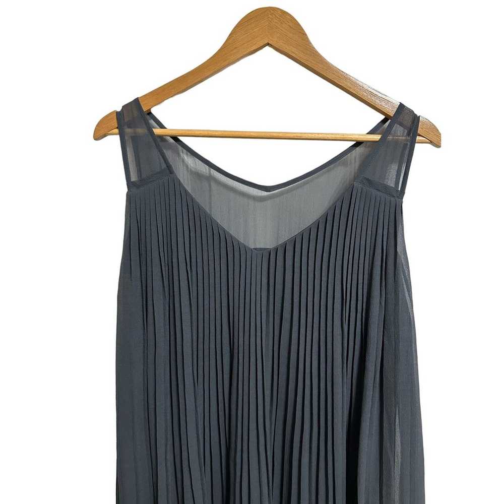 Eileen Fisher women's grey sleeveless round neck … - image 2