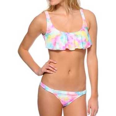 Bikini Lab Tie Dye Flutter Scrunch Set - image 1