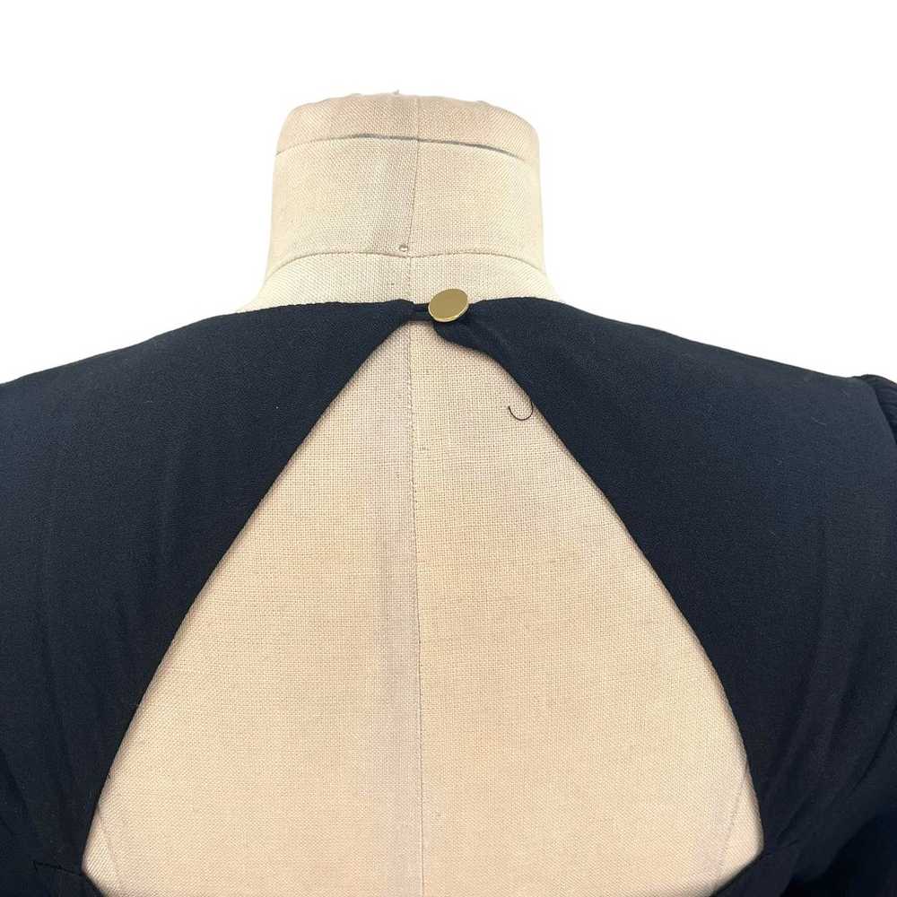 Reformation Indira Dress Black Long Sleeve Sweeth… - image 7