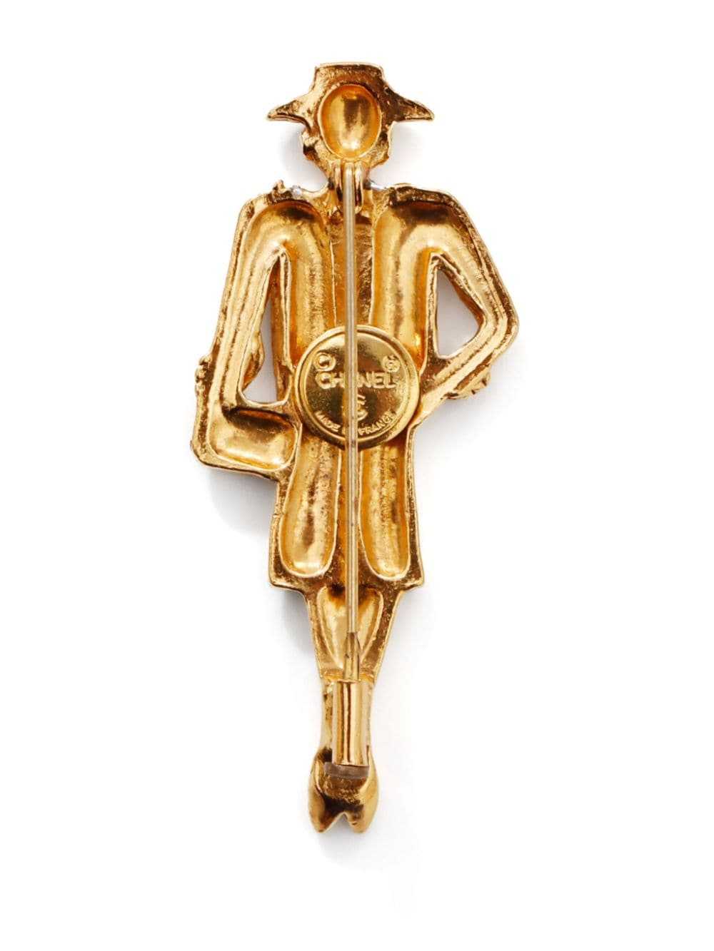 CHANEL Pre-Owned 1990s Mademoiselle Coco brooch -… - image 2