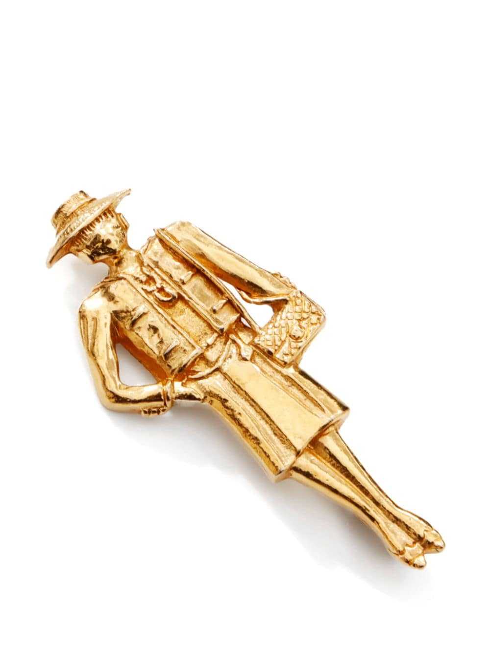 CHANEL Pre-Owned 1990s Mademoiselle Coco brooch -… - image 3