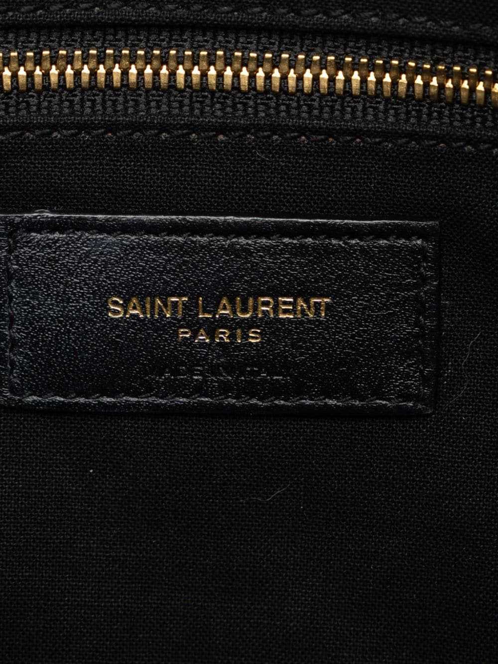 Saint Laurent Pre-Owned 2022 Le Raffia Logo shoul… - image 5