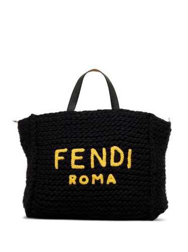 Fendi Pre-Owned 2012-present Wool satchel - Black