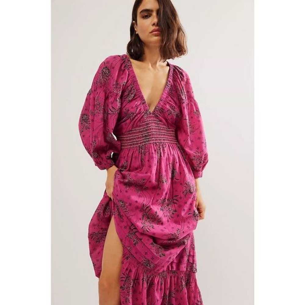 New Free People Golden Hour Maxi Dress size Small - image 3