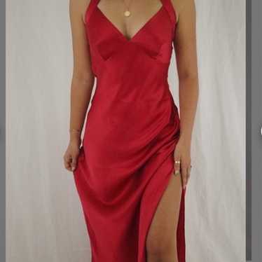 Vintage Red Victoria’s Secret Silk Dress Charmeuse