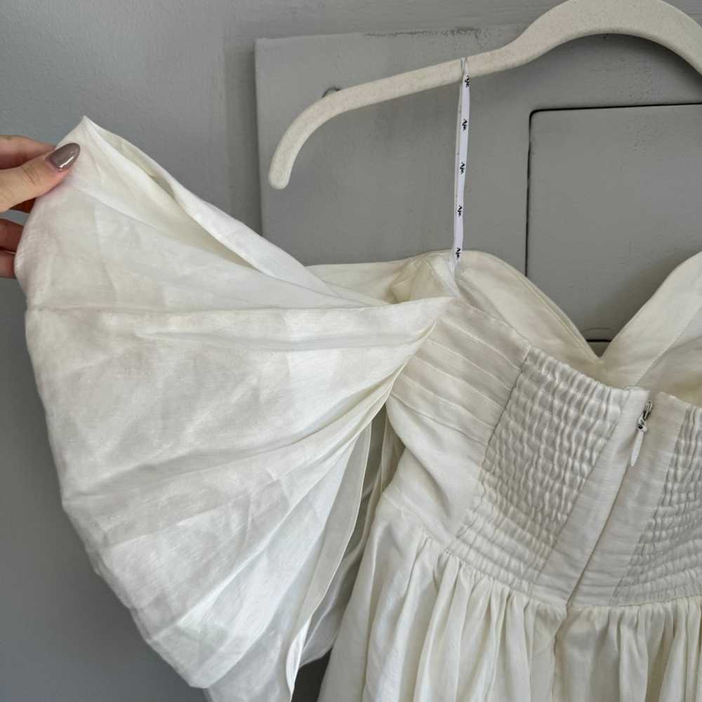 Aje White Zorina Sweetheart Mini Dress - image 10