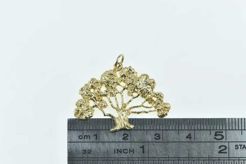 14K Tree of Life Symbol Nature Detailed Charm/Pen… - image 4