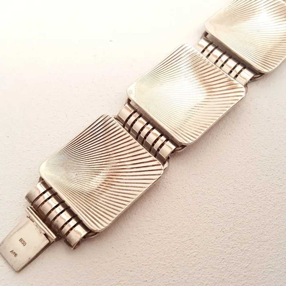 Andreas Daub - Silver Panel Bracelet - Germany - … - image 4