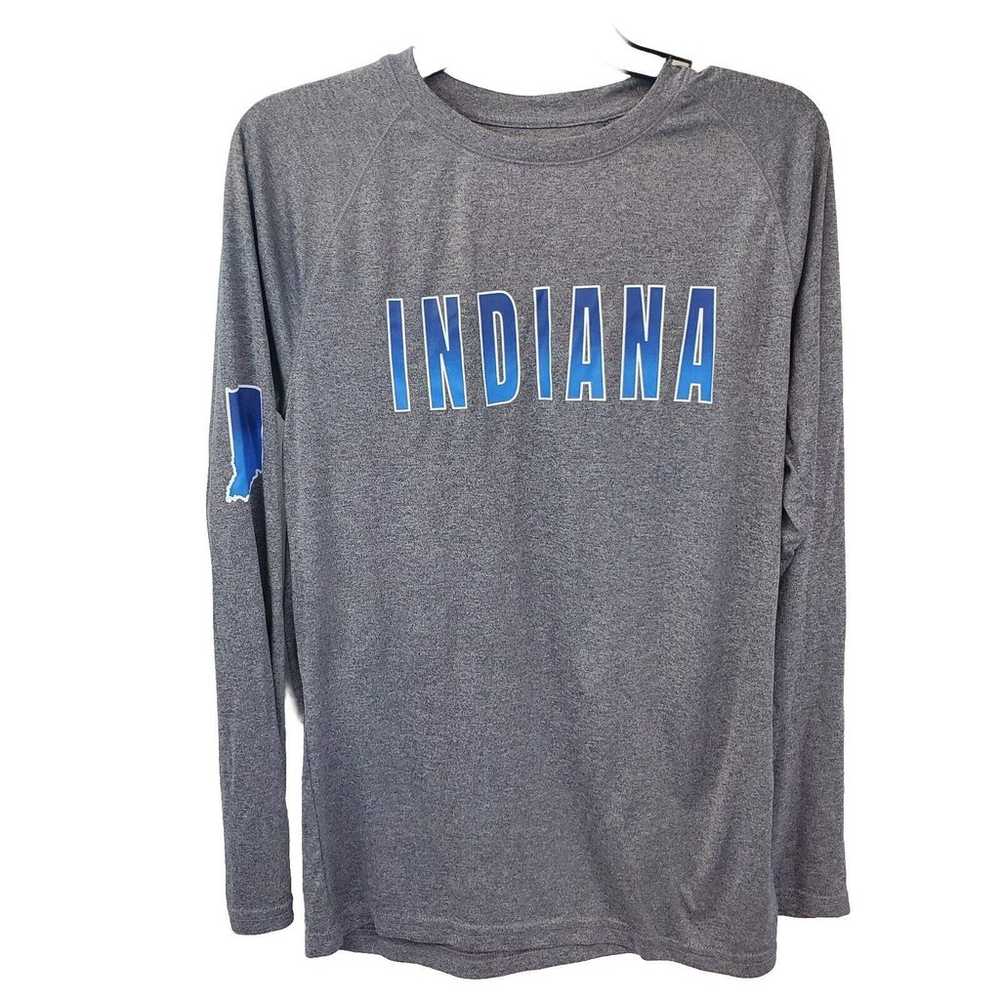 State Of Mine Indiana Sports Shirt Men's Small Gr… - image 1