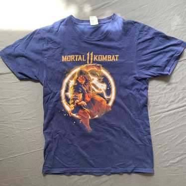 Mortal Kombat 11 Scorpion MK11 Blue T-Shirt Adult… - image 1