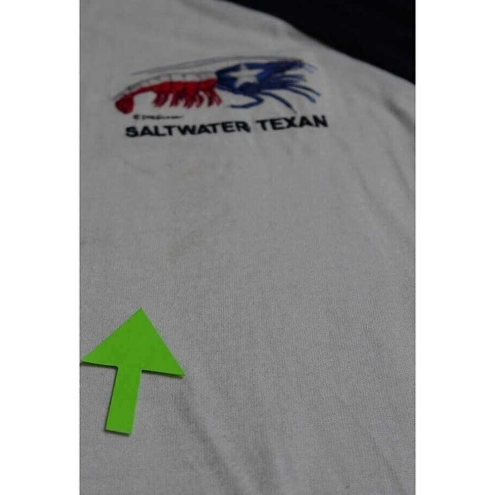 Salt Water Texan Rock Point Flag Design Shirt Men… - image 5