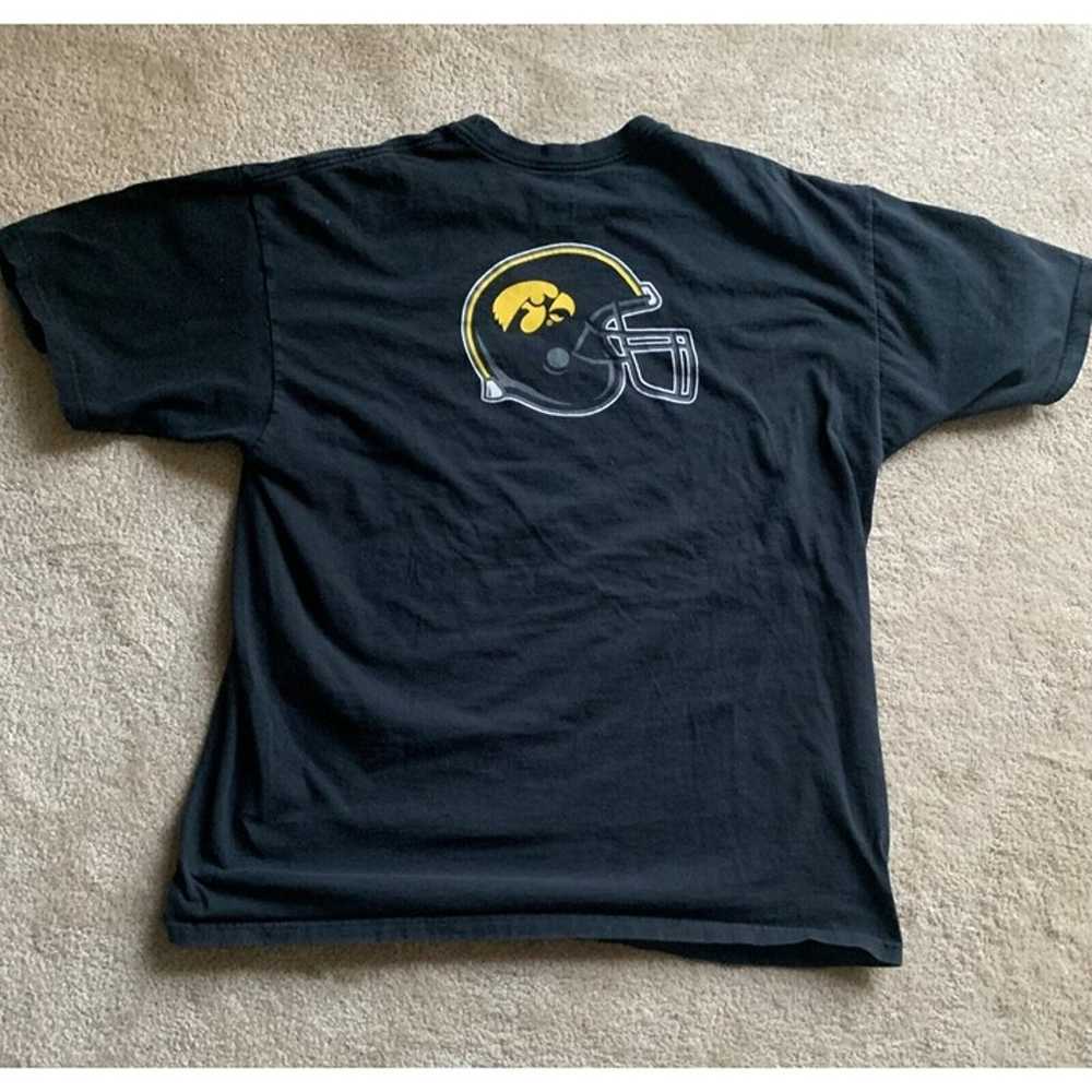 Iowa Hawkeyes Nike Team T Shirt Vintage Black Cen… - image 5