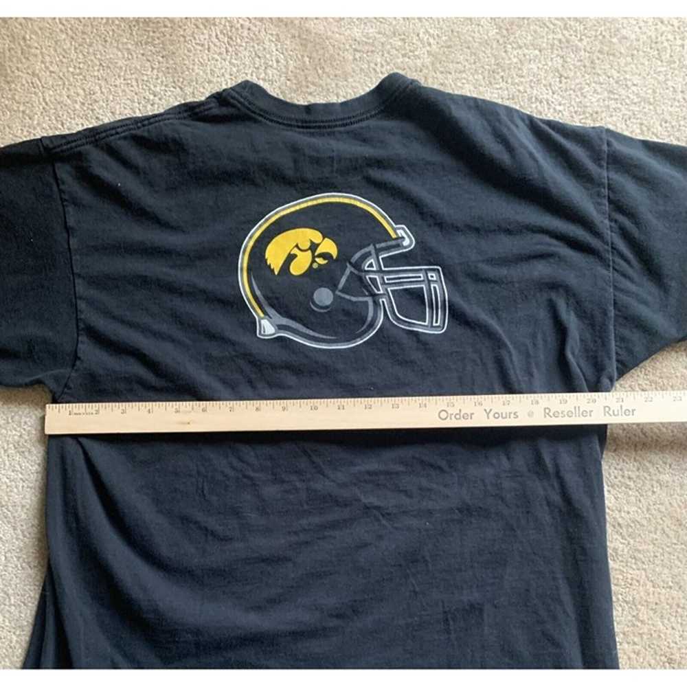 Iowa Hawkeyes Nike Team T Shirt Vintage Black Cen… - image 6