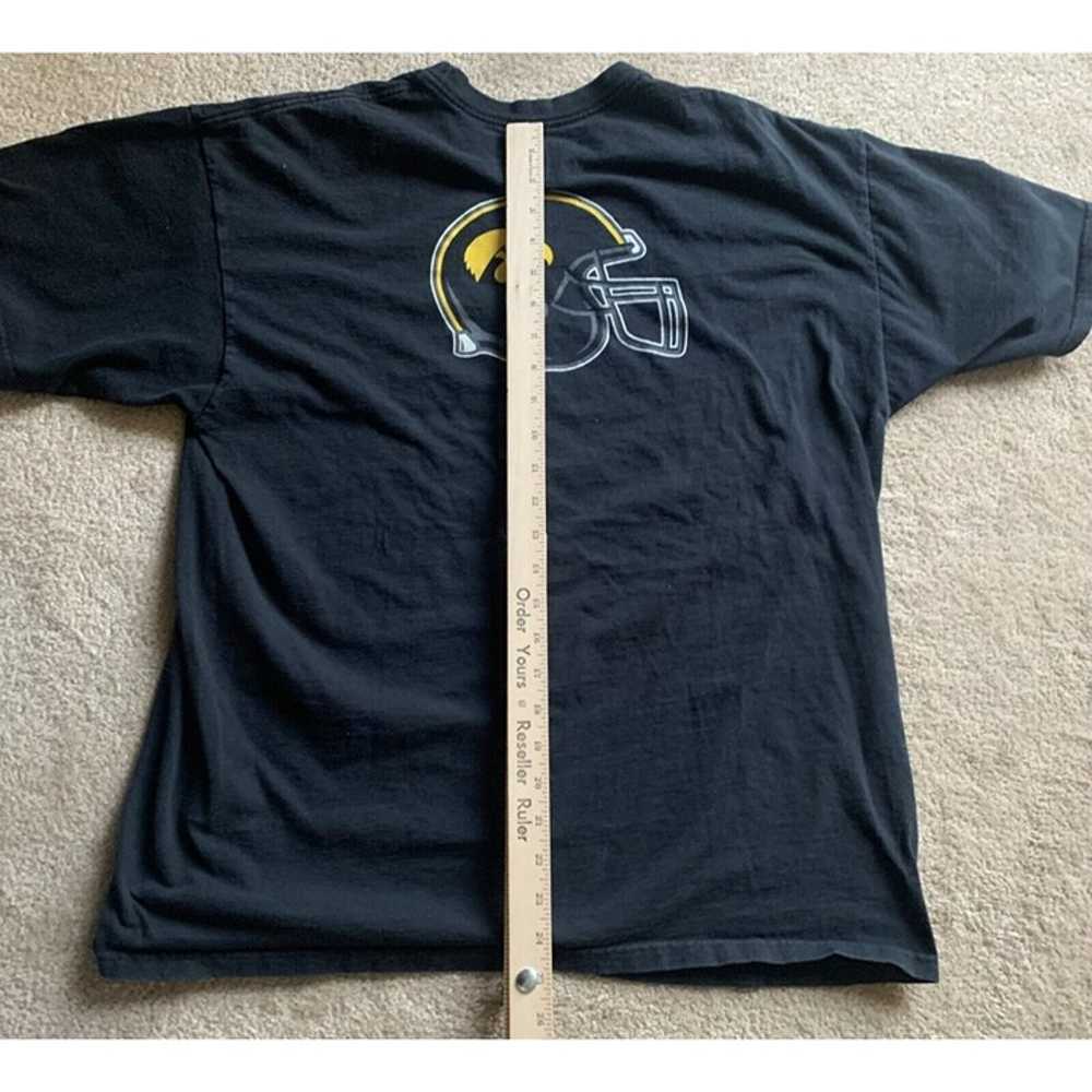 Iowa Hawkeyes Nike Team T Shirt Vintage Black Cen… - image 8