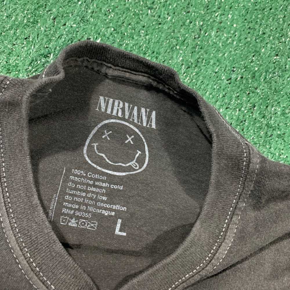 Nirvana In Utero Rock Band T-shirt SzL - image 3