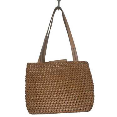 Fossil 1954 Vintage Leather Basket Weave 75082 Wo… - image 1