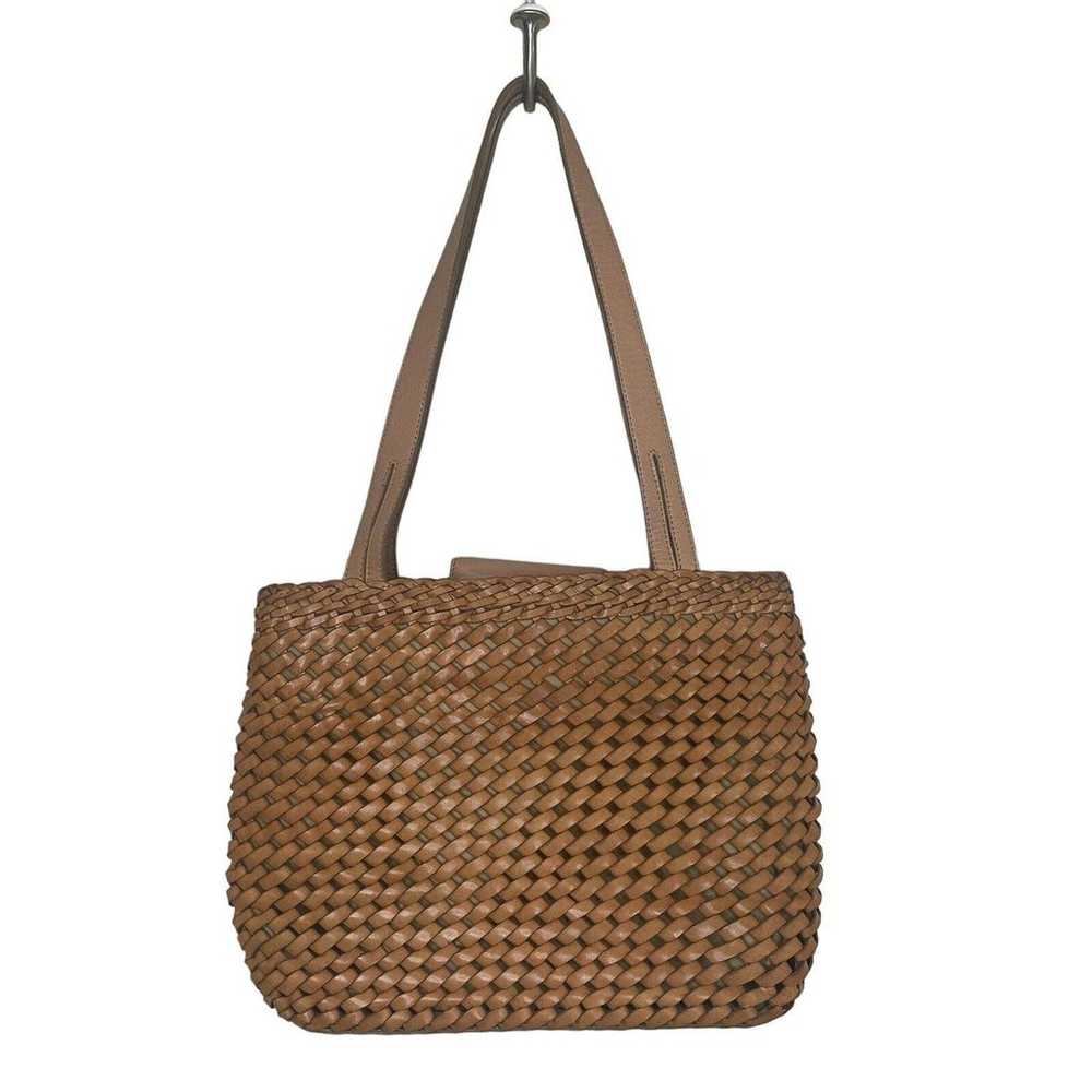 Fossil 1954 Vintage Leather Basket Weave 75082 Wo… - image 2