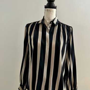 Vintage Valentino Silk Button Up Blouse
