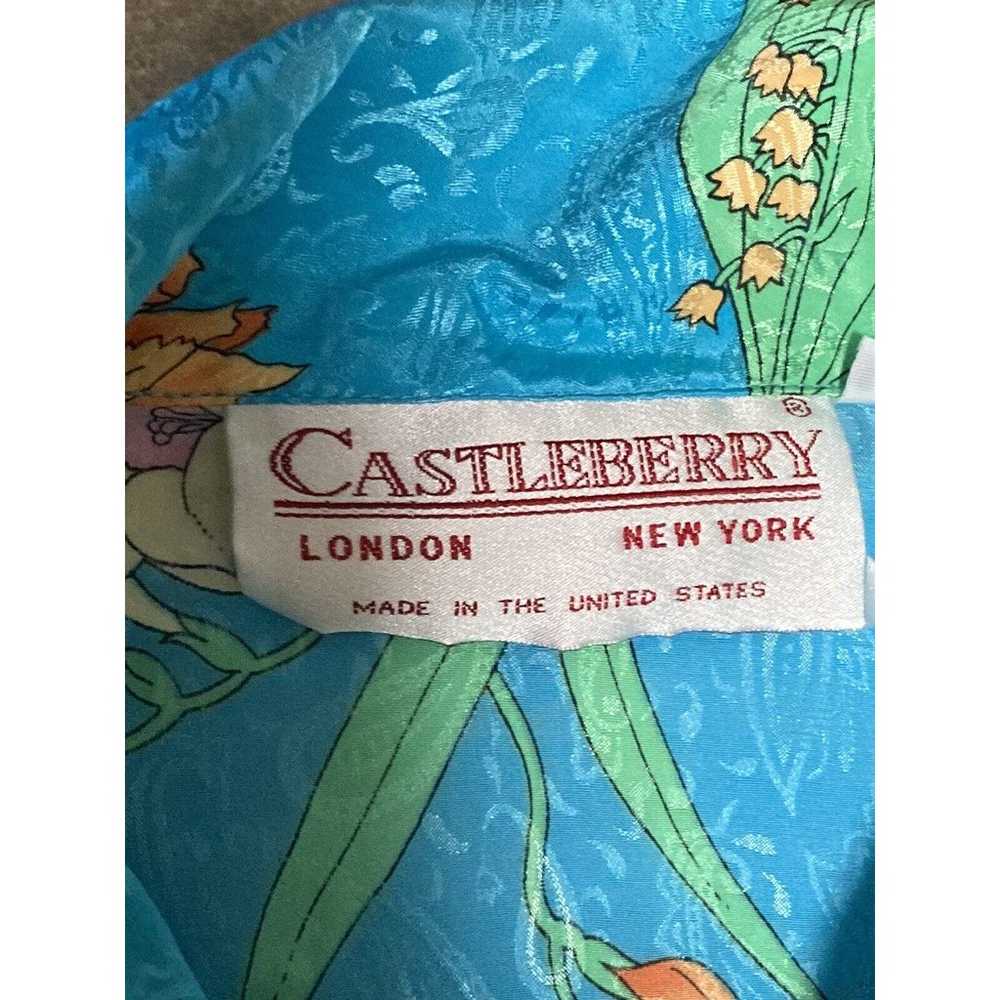 Castleberry Floral Tropical Paisley Vintage Butto… - image 4