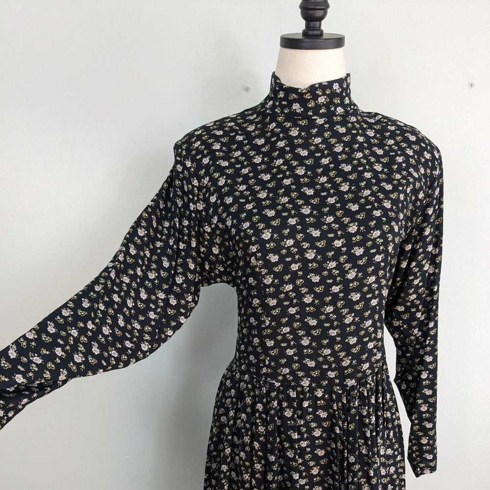 Vintage Maxi Dress Cottagecore Prairie Modest Lon… - image 2