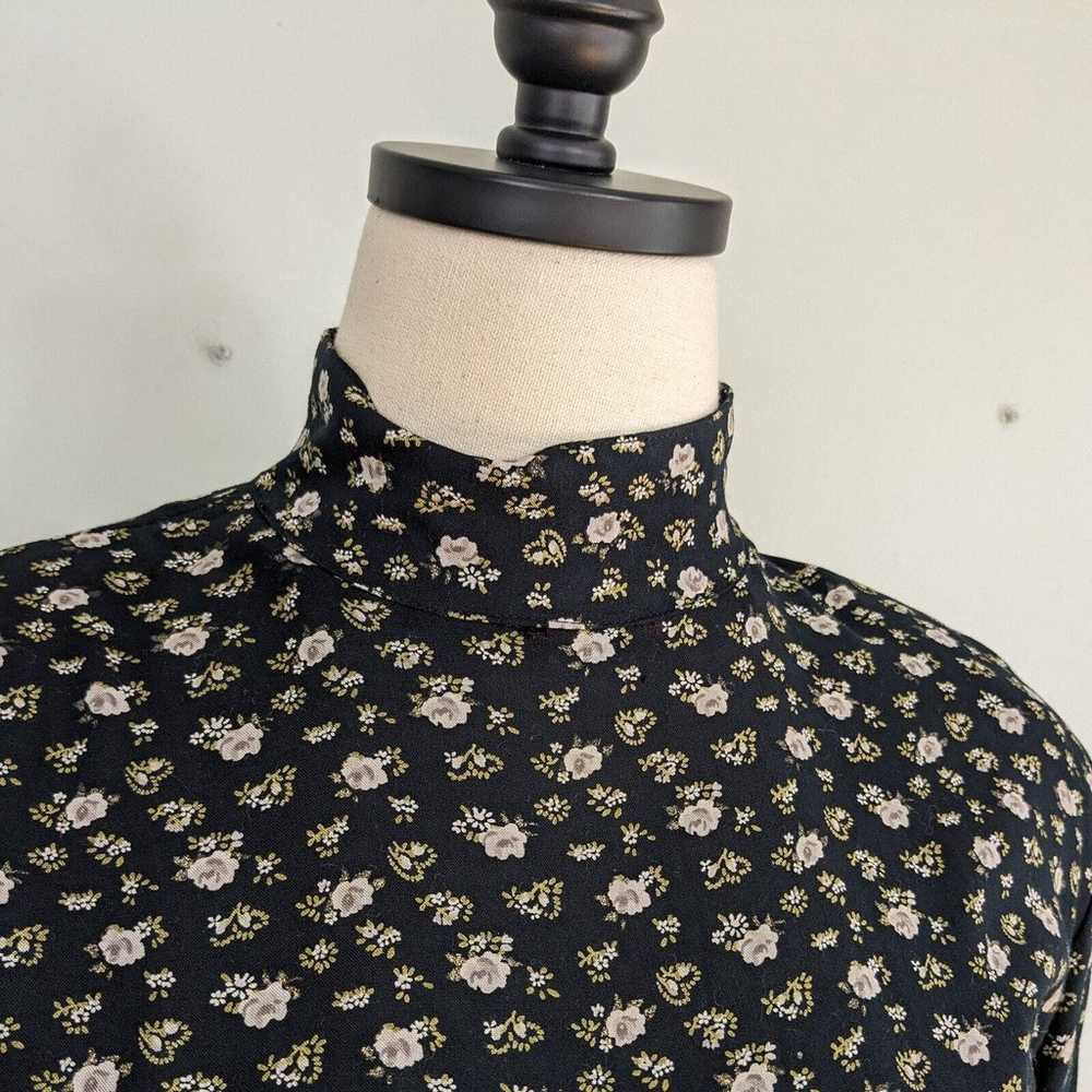 Vintage Maxi Dress Cottagecore Prairie Modest Lon… - image 4