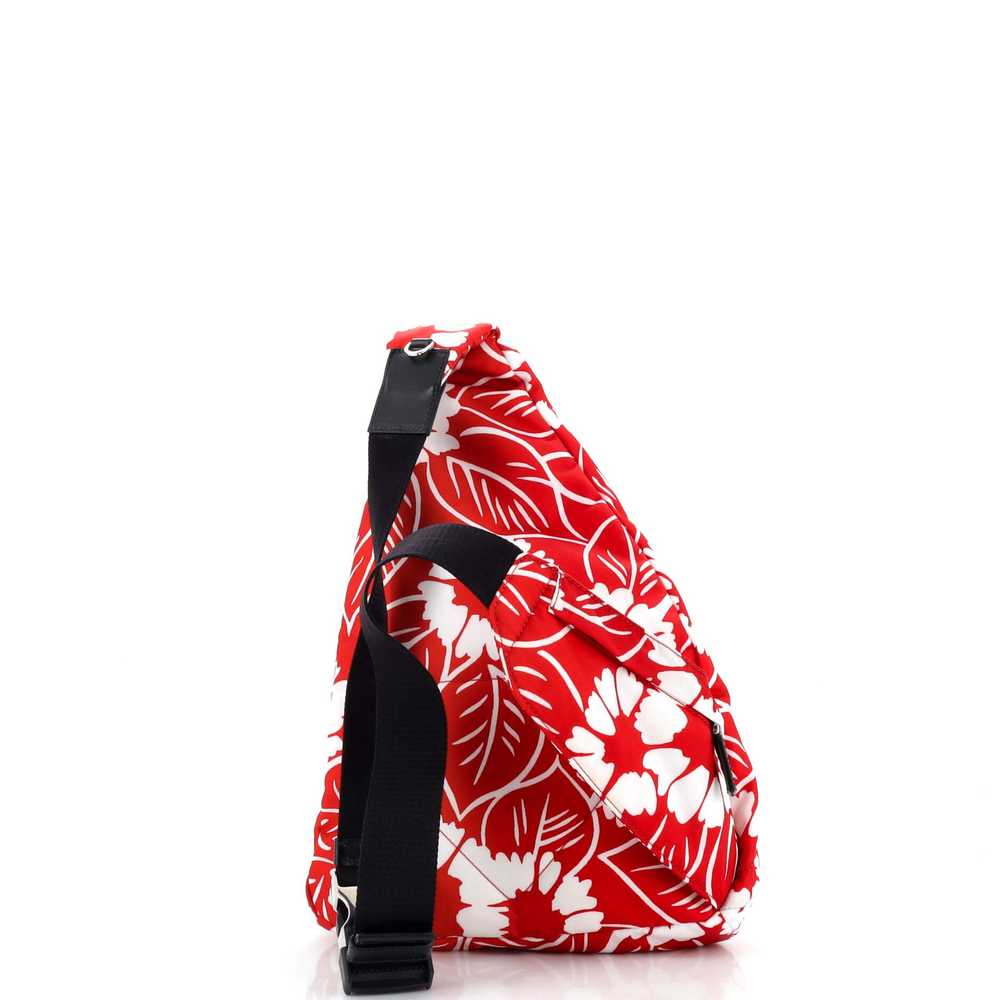 PRADA Zip Sling Backpack Printed Tessuto - image 3
