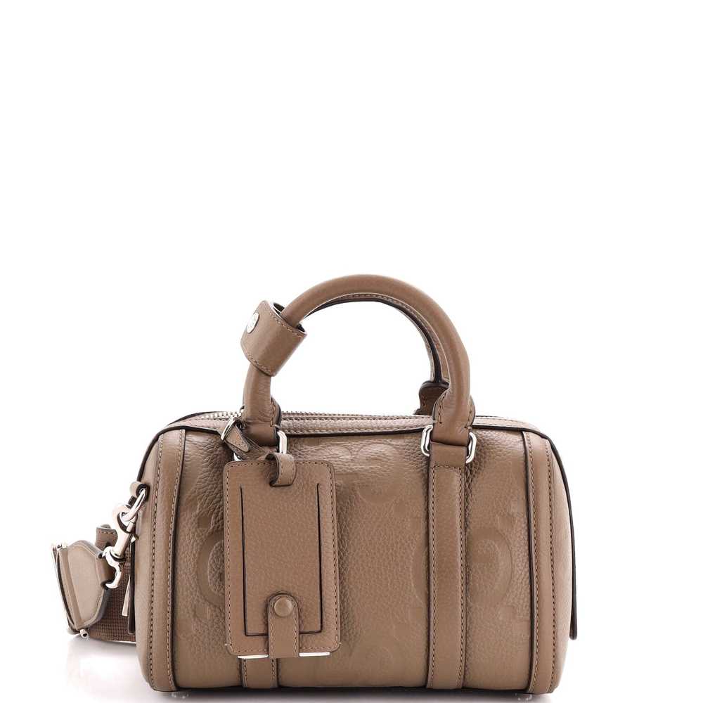 GUCCI Duffle Bag Jumbo GG Embossed Leather Mini - image 1