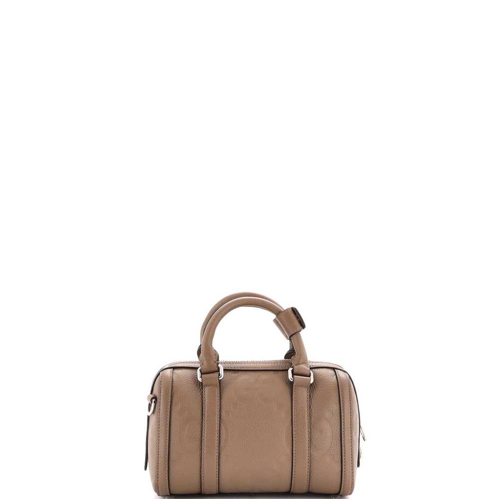 GUCCI Duffle Bag Jumbo GG Embossed Leather Mini - image 3
